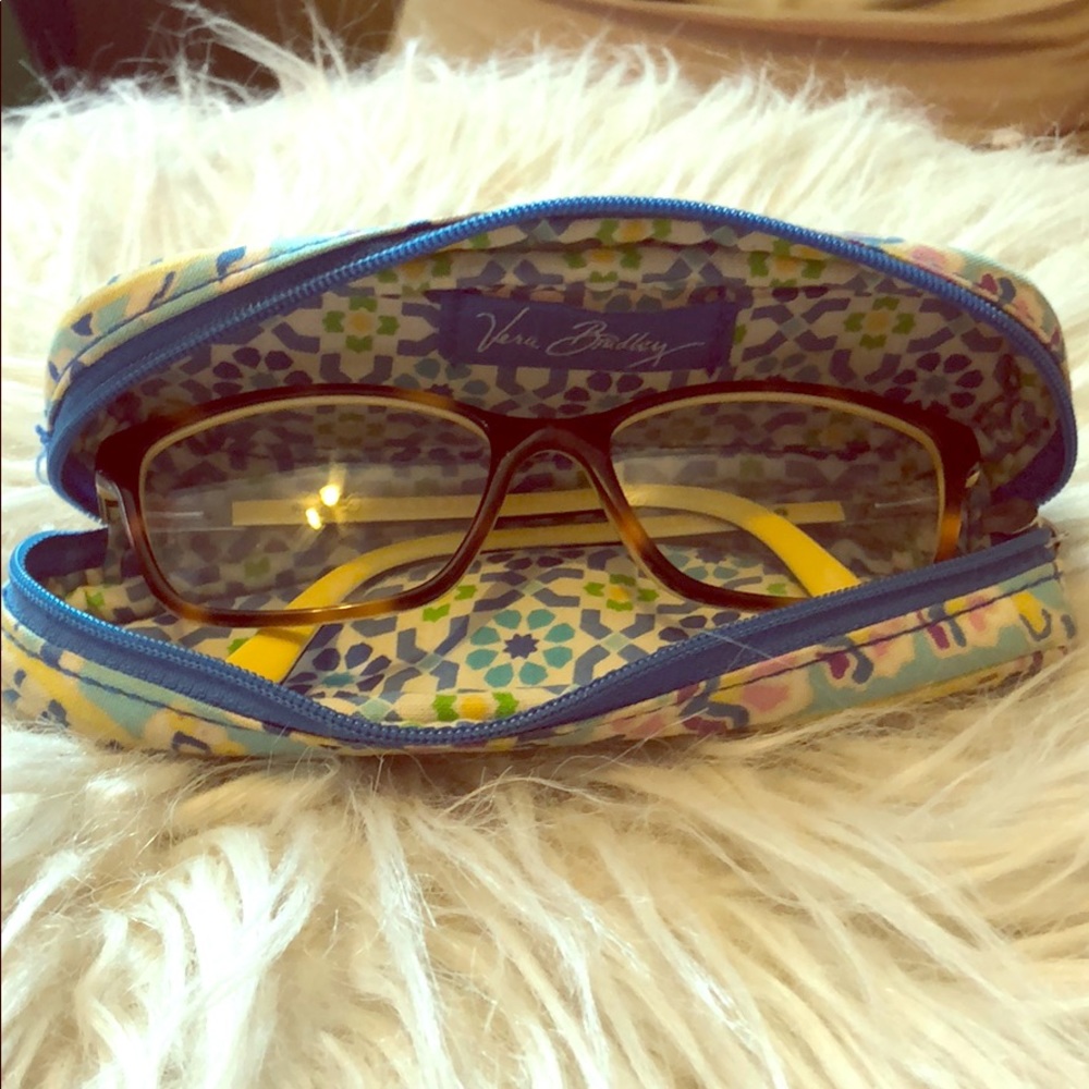 Capri Blue Vera Bradley Eyeglasses Case